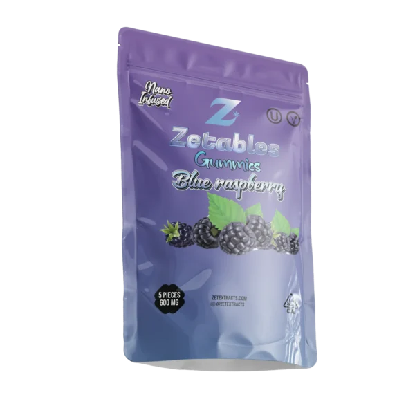 Zetables Blue Raspberry Gummy Edibles